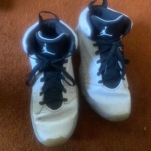 Men’s black and white Jordan’s
